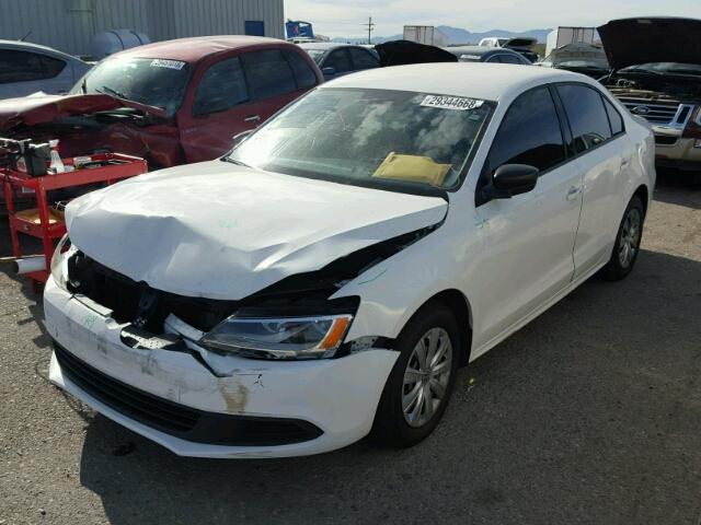3VW1K7AJ1DM285225 - 2013 VOLKSWAGEN JETTA BASE 白色 照片 2