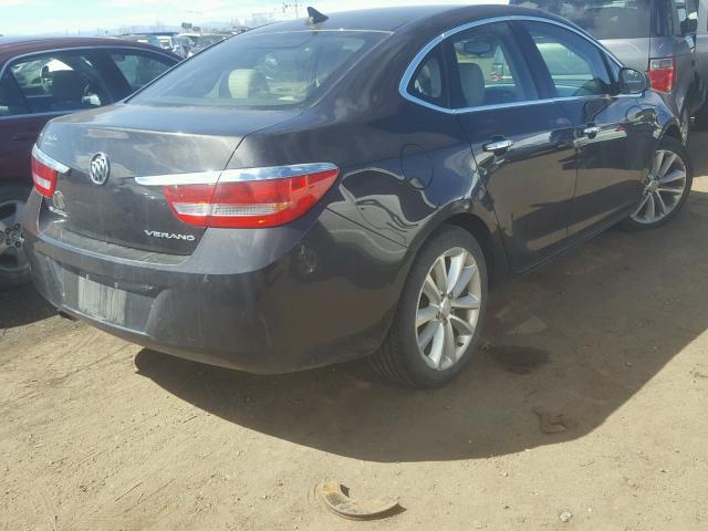 1G4PP5SK6D4243120 - 2013 BUICK VERANO BLACK photo 4