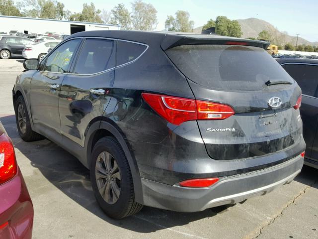 5XYZTDLBXFG250867 - 2015 HYUNDAI SANTA FE S BLACK photo 3