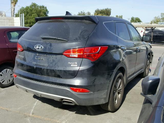 5XYZTDLBXFG250867 - 2015 HYUNDAI SANTA FE S BLACK photo 4