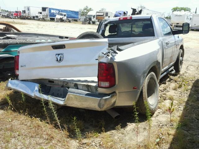 3C63DPBL8CG138118 - 2012 DODGE RAM 3500 S SILVER photo 4