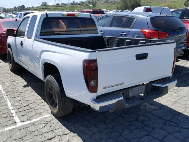 1GCCS19E578208608 - 2007 CHEVROLET COLORADO WHITE photo 3