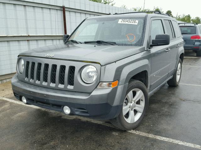 1C4NJPFB3ED600516 - 2014 JEEP PATRIOT LA CHARCOAL photo 2