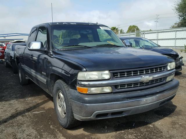 2GCEC19T011272036 - 2001 CHEVROLET SILVERADO BLACK photo 1