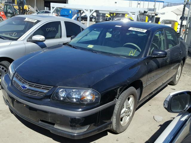 2G1WH55K139382746 - 2003 CHEVROLET IMPALA LS BLACK photo 2