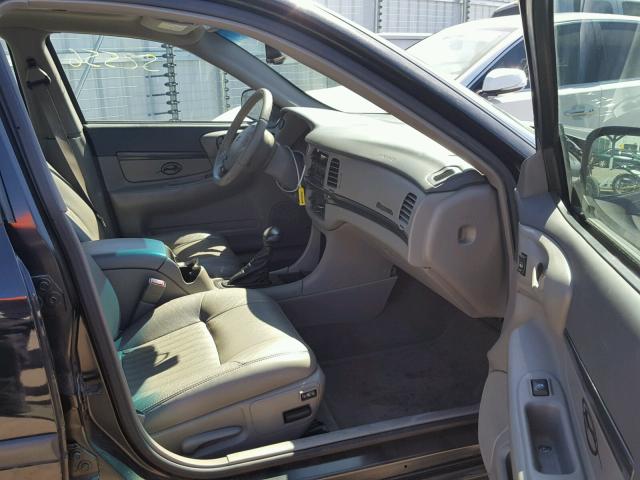 2G1WH55K139382746 - 2003 CHEVROLET IMPALA LS BLACK photo 5