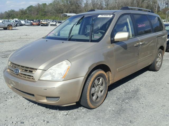 KNDMB233486202491 - 2008 KIA SEDONA EX GOLD photo 2