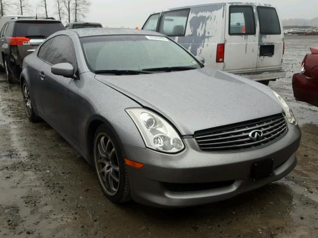 JNKCV54E36M700290 - 2006 INFINITI G35 GRAY photo 1