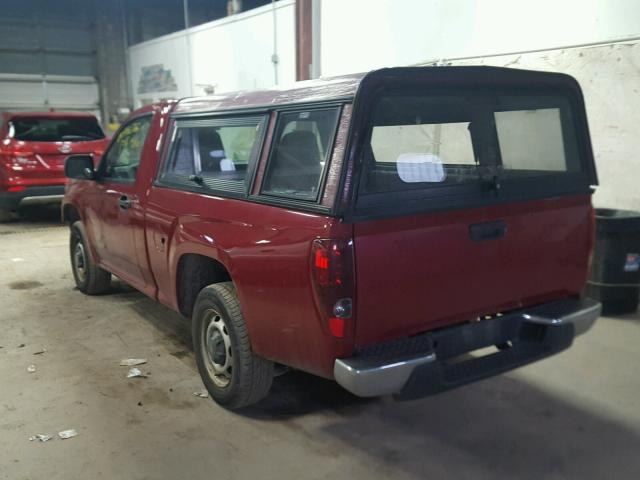 1GCCS148568297323 - 2006 CHEVROLET COLORADO RED photo 3