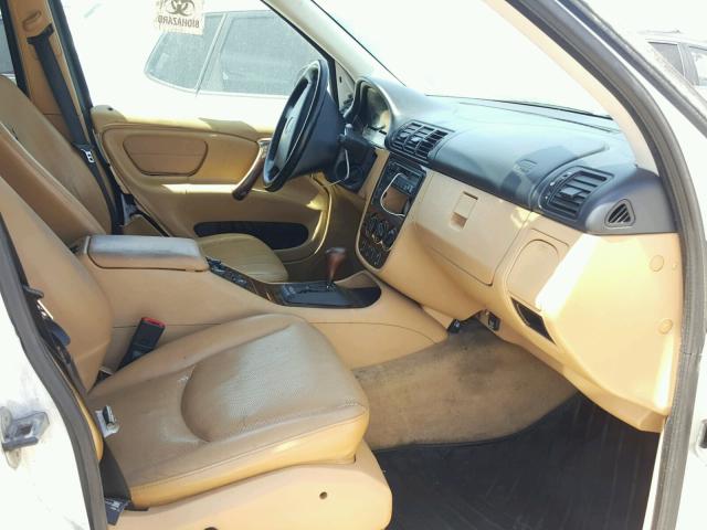 4JGAB72E5XA097356 - 1999 MERCEDES-BENZ ML 430 白色 照片 5