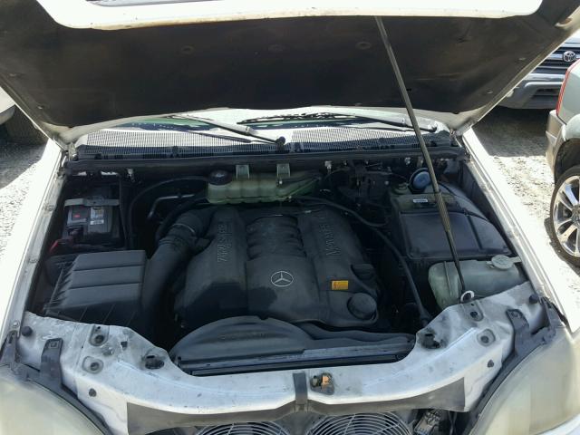 4JGAB72E5XA097356 - 1999 MERCEDES-BENZ ML 430 白色 照片 7