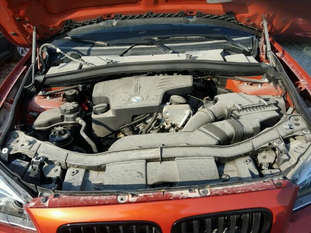 WBAVL1C55EVY16560 - 2014 BMW X1 XDRIVE2 ORANGE photo 7