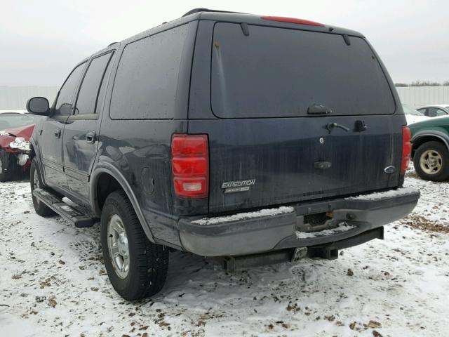 1FMRU1668YLA19950 - 2000 FORD EXPEDITION BLACK photo 3