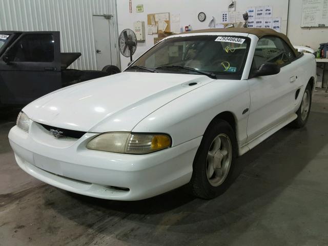 1FAFP45X2WF114757 - 1998 FORD MUSTANG GT WHITE photo 2