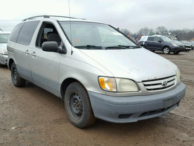 4T3ZF13C12U507361 - 2002 TOYOTA SIENNA LE GRAY photo 1