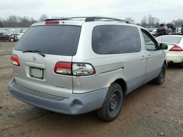 4T3ZF13C12U507361 - 2002 TOYOTA SIENNA LE GRAY photo 4