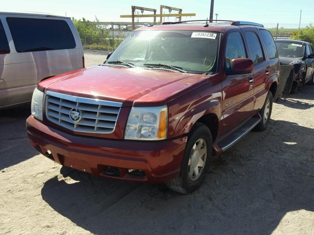 1GYEK63N33R309515 - 2003 CADILLAC ESCALADE L RED photo 2