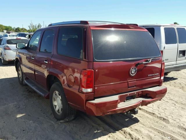 1GYEK63N33R309515 - 2003 CADILLAC ESCALADE L RED photo 3