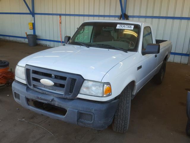 1FTYR10U87PA84460 - 2007 FORD RANGER WHITE photo 2