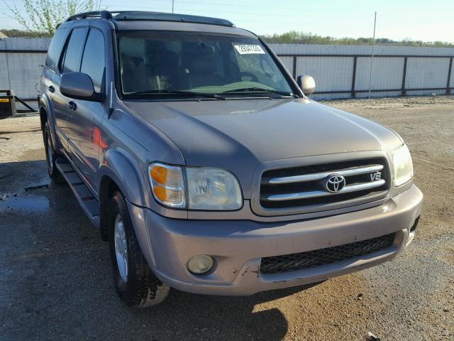 5TDZT38A71S026168 - 2001 TOYOTA SEQUOIA LI TAN photo 1