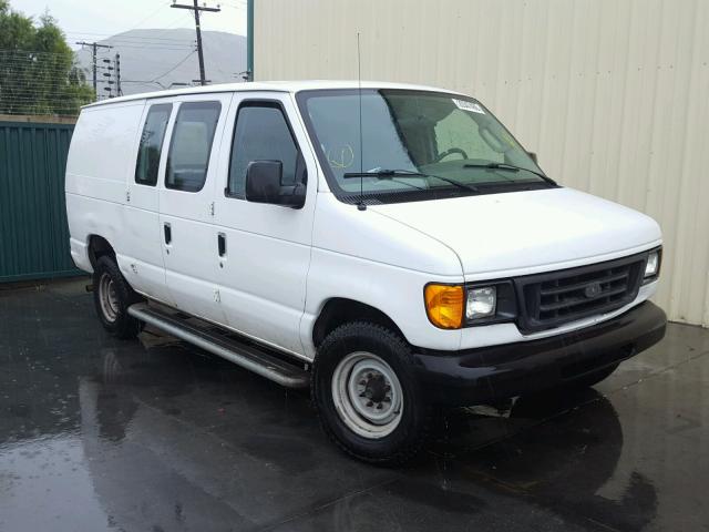 1FTNE24W27DA39189 - 2007 FORD ECONOLINE WHITE photo 1