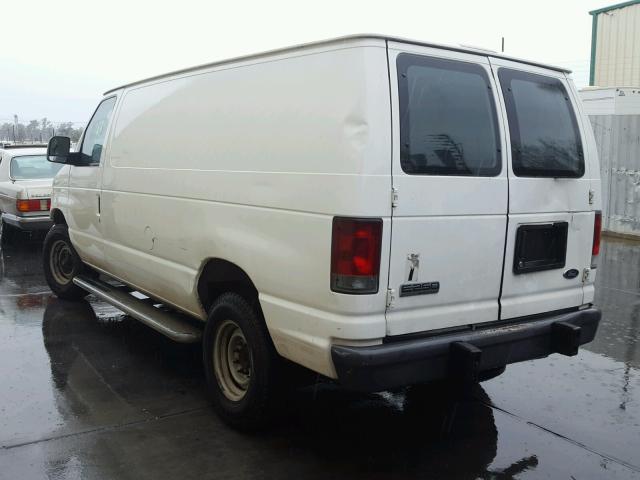 1FTNE24W27DA39189 - 2007 FORD ECONOLINE WHITE photo 3