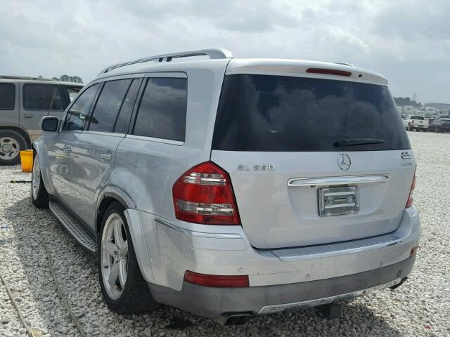 4JGBF86E98A348230 - 2008 MERCEDES-BENZ GL 550 4MA SILVER photo 3