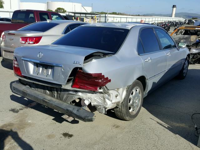 JH4KA9650YC012039 - 2000 ACURA 3.5RL SILVER photo 4