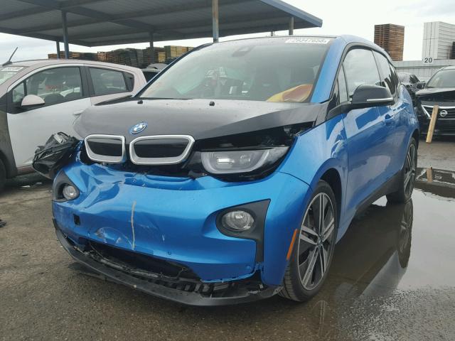 WBY1Z8C34HV891793 - 2017 BMW I3 REX BLUE photo 2