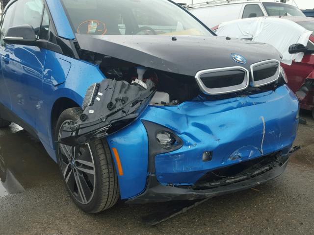 WBY1Z8C34HV891793 - 2017 BMW I3 REX BLUE photo 9