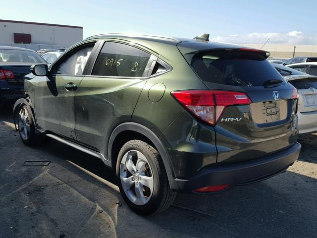 3CZRU5H76GM731205 - 2016 HONDA HR-V EXL GREEN photo 3