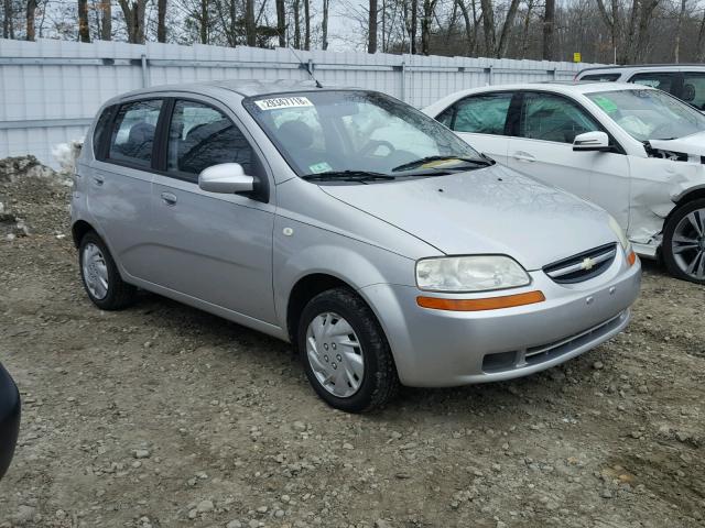 KL1TD66696B669307 - 2006 CHEVROLET AVEO BASE GRAY photo 1