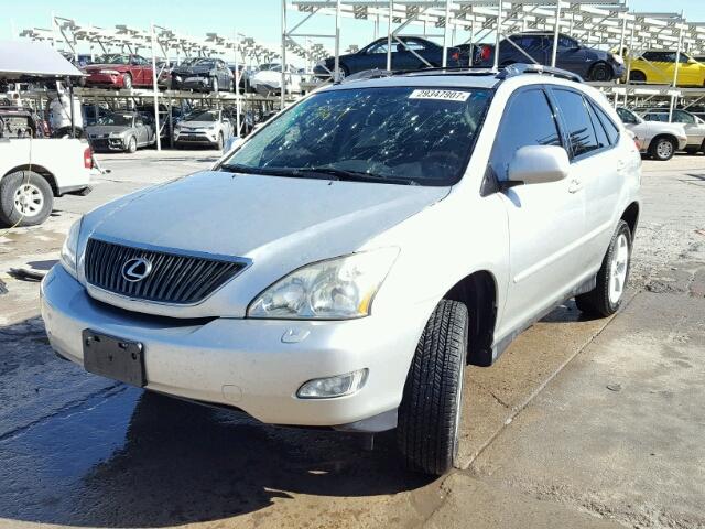 2T2HK31U37C009092 - 2007 LEXUS RX 350 SILVER photo 2