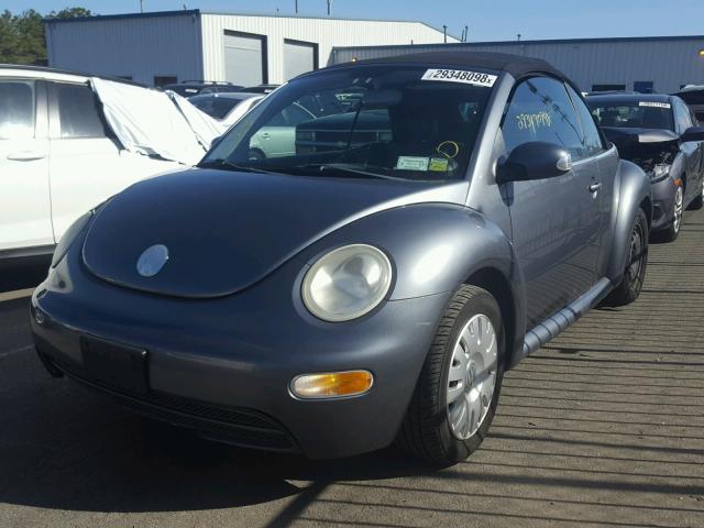 3VWBM31Y04M343524 - 2004 VOLKSWAGEN NEW BEETLE GRAY photo 2