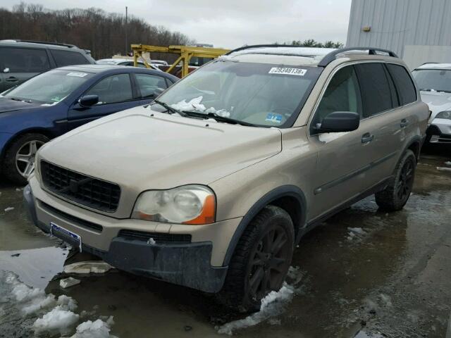 YV1CZ91H141099188 - 2004 VOLVO XC90 T6 TAN photo 2