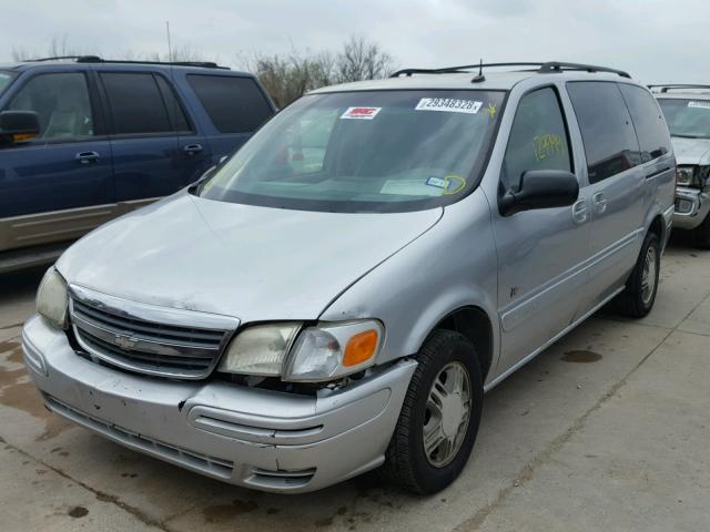 1GNDX13E12D294683 - 2002 CHEVROLET VENTURE LU SILVER photo 2