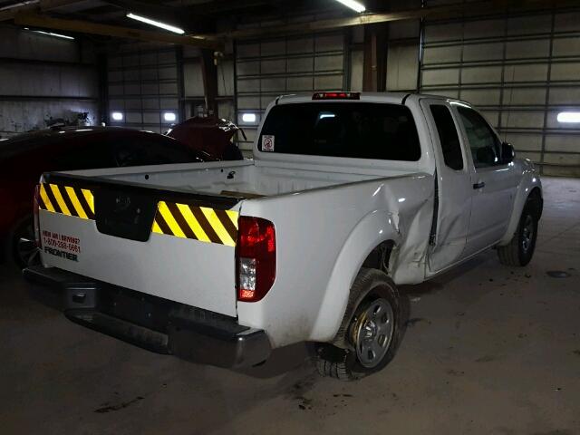 1N6BD0CT7DN724664 - 2013 NISSAN FRONTIER S WHITE photo 4