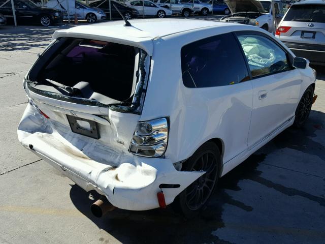 SHHEP33504U504158 - 2004 HONDA CIVIC SI WHITE photo 4