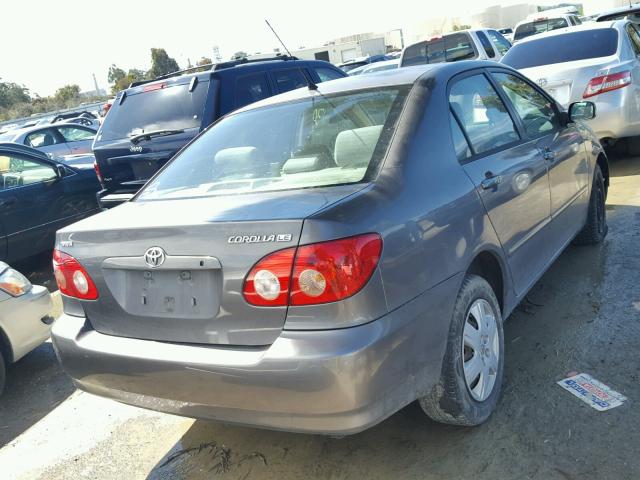 1NXBR32E27Z778856 - 2007 TOYOTA COROLLA CE GRAY photo 4