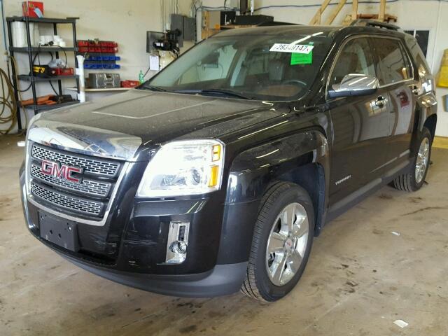 2GKFLYE35F6335519 - 2015 GMC TERRAIN SL BLACK photo 2