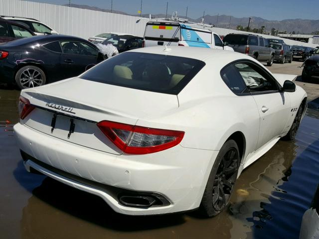 ZAM45VLA2D0070654 - 2013 MASERATI GRANTURISM WHITE photo 4