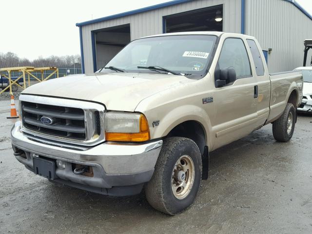 1FTNX21S21EB57594 - 2001 FORD F250 SUPER GOLD photo 2