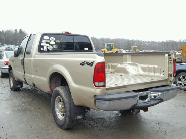 1FTNX21S21EB57594 - 2001 FORD F250 SUPER GOLD photo 3