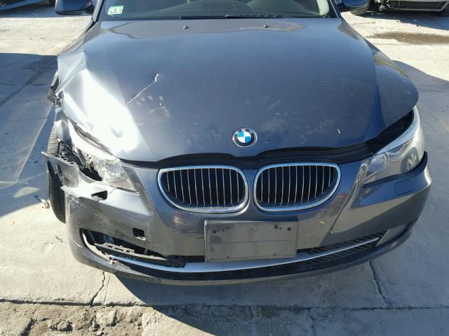 WBANV93548CZ65499 - 2008 BMW 535 XI GRAY photo 7