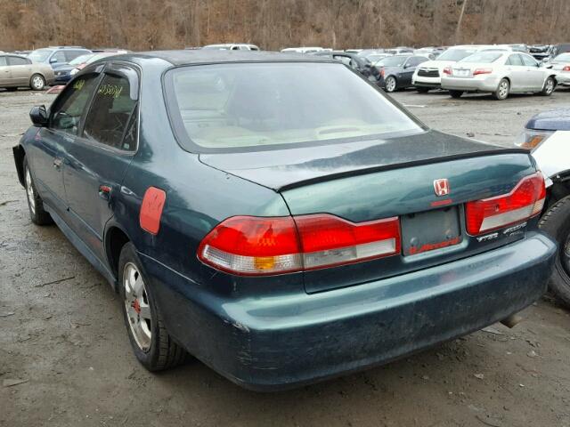 1HGCG668X2A014110 - 2002 HONDA ACCORD EX GREEN photo 3