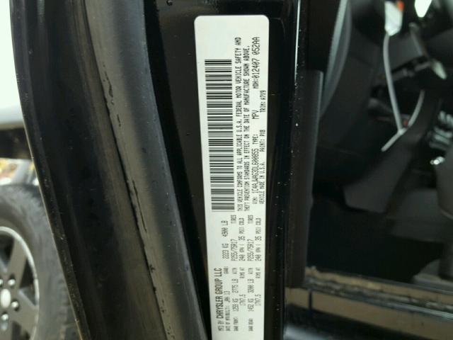 1C4AJWAG3DL600855 - 2013 JEEP WRANGLER S BLACK photo 10