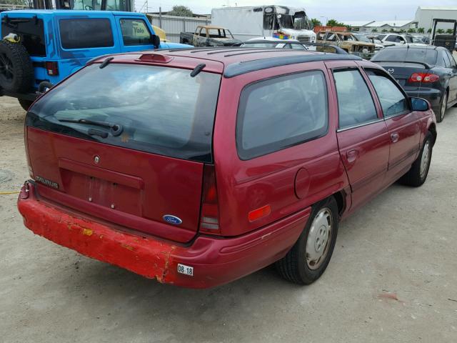 1FALP57UXRA243617 - 1994 FORD TAURUS GL MAROON photo 4