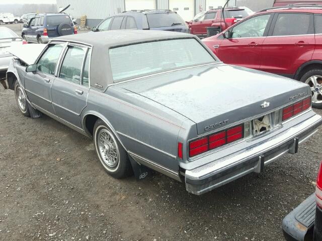 1G1BN69HXGY166228 - 1986 CHEVROLET CAPRICE CL 灰色 照片 3