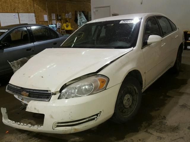 2G1WS581769378192 - 2006 CHEVROLET IMPALA POL WHITE photo 2