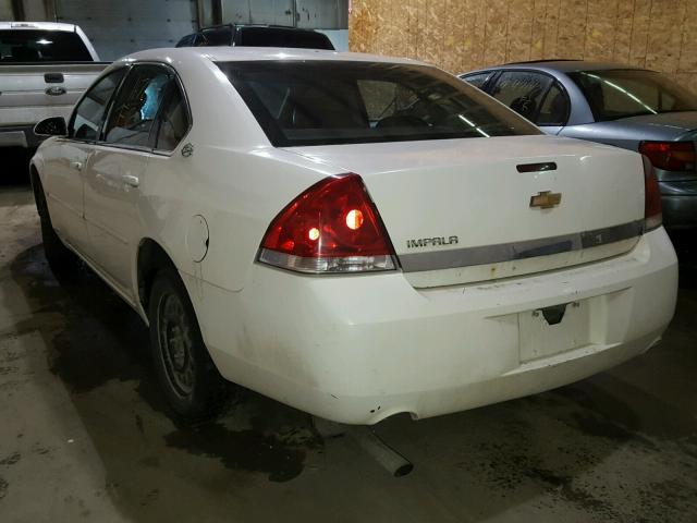 2G1WS581769378192 - 2006 CHEVROLET IMPALA POL WHITE photo 3